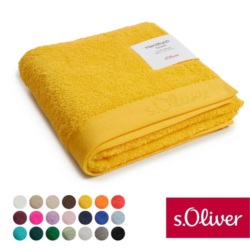 s.Oliver Handtuch "s.Oliver, Premium Qualität, 600 gr/m², auch als Sets erhältlich" große Farbauswahl, auch als Duschtuch, Waschhandschuh, Gästetuch von s.Oliver