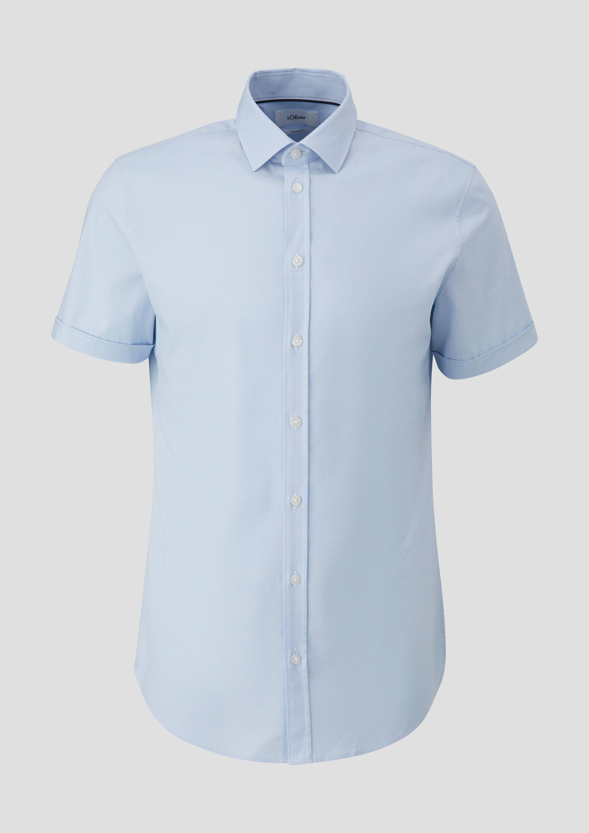 s.Oliver - Kurzarmhemd aus Baumwolle, Herren, blau s.Oliver - Kurzarmhemd aus Baumwolle, Herren, blau von s.Oliver