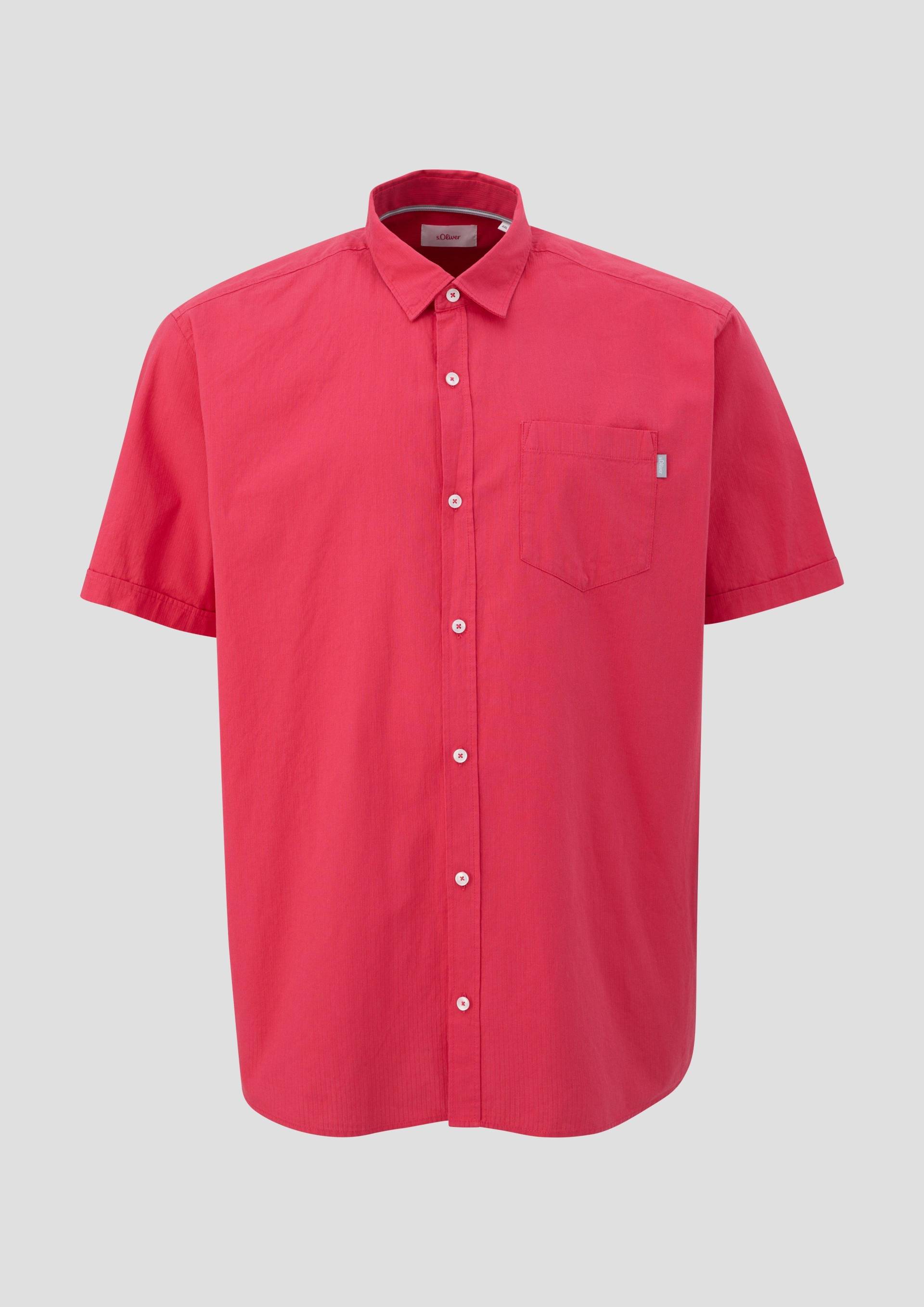 s.Oliver - Hemd mit Button-Down-Kragen, Herren, rot von s.Oliver