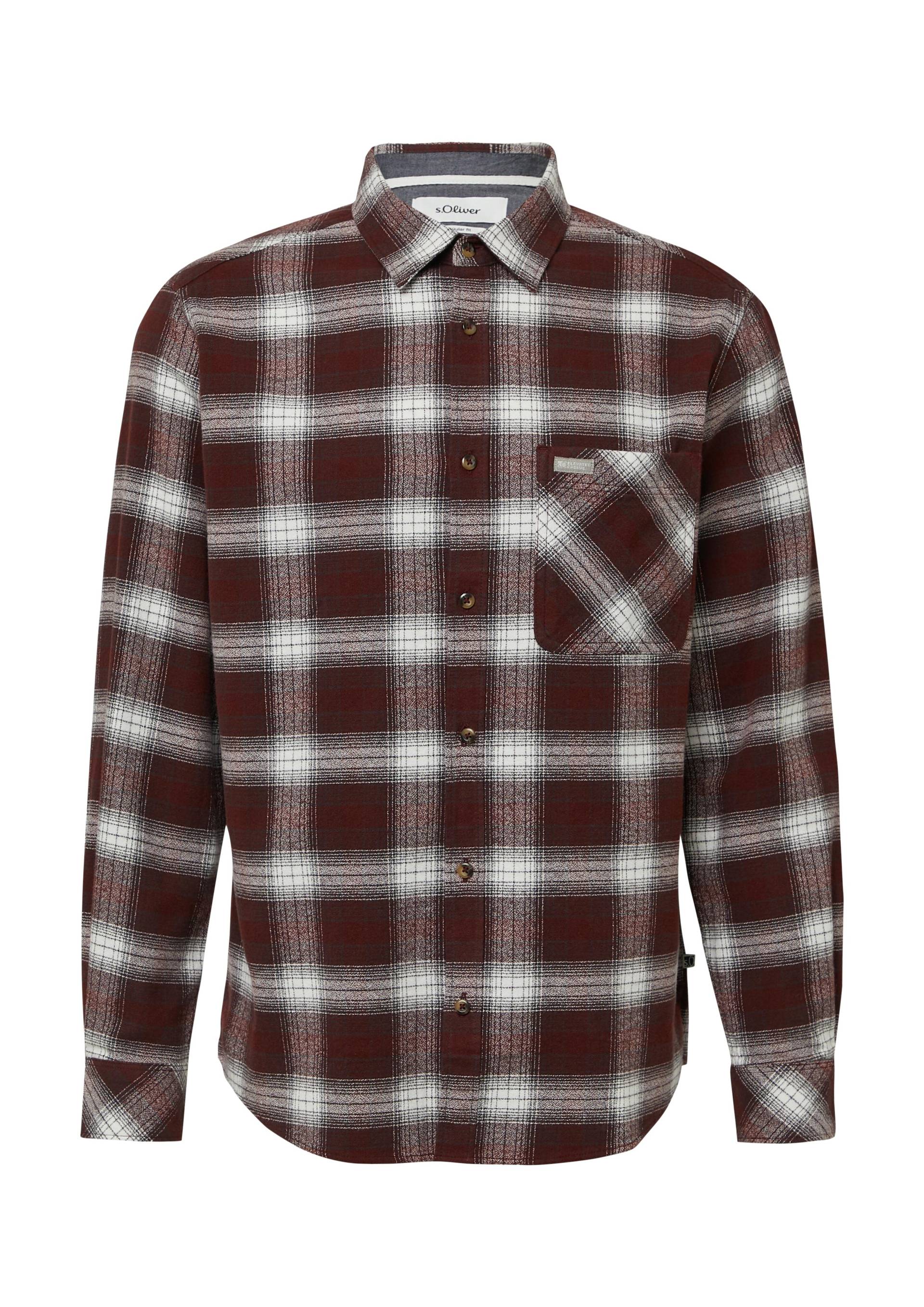 s.Oliver - Hemd rot|weiß - Gr. - M von s.Oliver