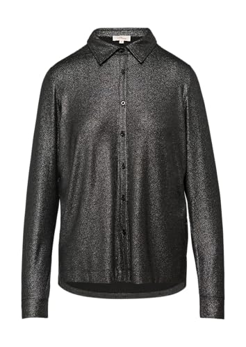 s.Oliver Hemdbluse mit Knopfleiste und Metallic-Effekt schwarz 42 s.Oliver Hemdbluse mit Knopfleiste und Metallic-Effekt schwarz 42 von s.Oliver