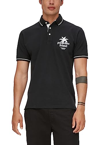 s.Oliver Herren 10.3.11.13.121.2131479 Poloshirt kurzarm, Grey/Black #242124, 3XL von s.Oliver