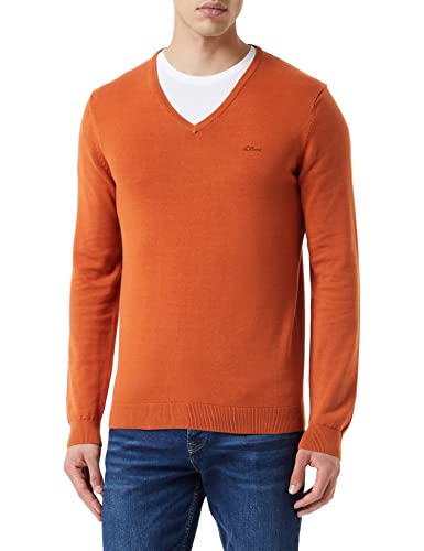 s.Oliver Herren Pullover 10.3.11.17.170.2040666, Orange, XL von s.Oliver