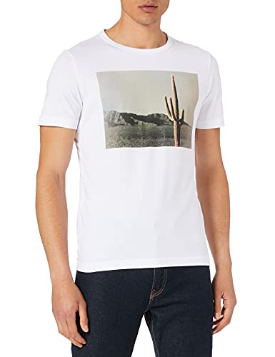 s.Oliver Herren 130.10.105.12.130.2063397 T-Shirt, White, S von s.Oliver