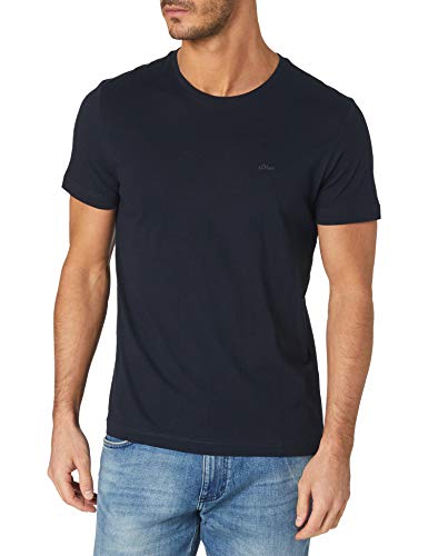 s.Oliver Herren 03.899.32.5049 T Shirt, Dark Blue, XL EU von s.Oliver