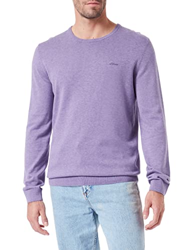 s.Oliver Herren 130.11.899.17.170.2040664 Pullover, lila 48W0, S von s.Oliver