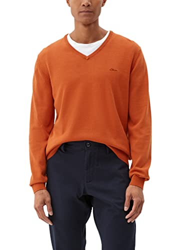 s.Oliver Herren Pullover 10.3.11.17.170.2040666, Orange, M von s.Oliver