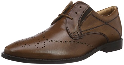 s.Oliver 13205, Herren Oxford Schnürhalbschuhe, Braun (Cognac 305), 43 EU (9 Herren UK) von s.Oliver