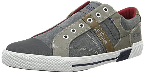 s.Oliver Herren 14606 Low-Top, Grau (Grey 200), 40 EU von s.Oliver