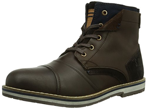 s.Oliver Herren 15217 Combat Boots, Braun (Mocca 304) von s.Oliver