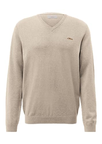 s.Oliver Herren 2134588 Strickpullover, Brown, Large von s.Oliver