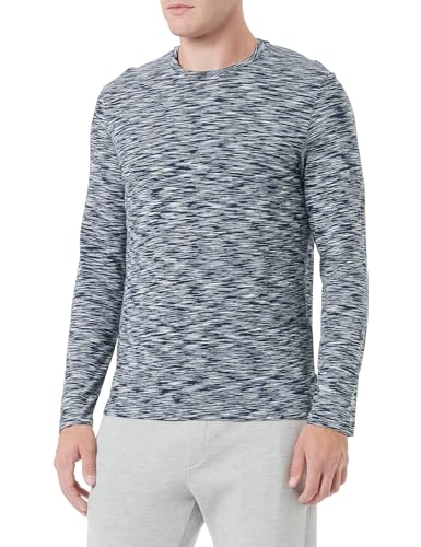 s.Oliver Herren 2135726 T-Shirt langarm, Blau, 3XL von s.Oliver