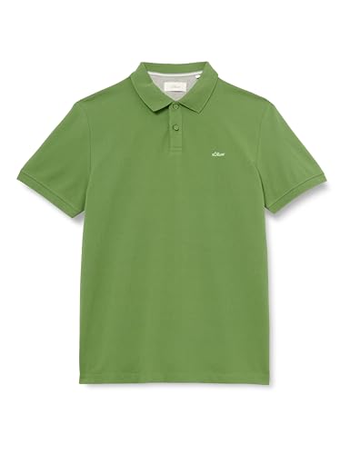 s.Oliver Herren 2143941 Poloshirt mit Logo, 7490 grün, L von s.Oliver