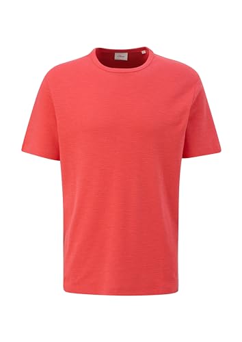 s.Oliver Herren 2143969 T-Shirt mit Flammgarnstruktur, orange, L s.Oliver Herren 2143969 T-Shirt mit Flammgarnstruktur, orange, L von s.Oliver