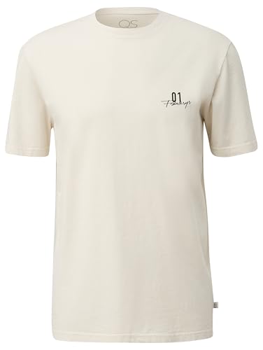 T-Shirt mit Flammgarnstruktur von s.Oliver