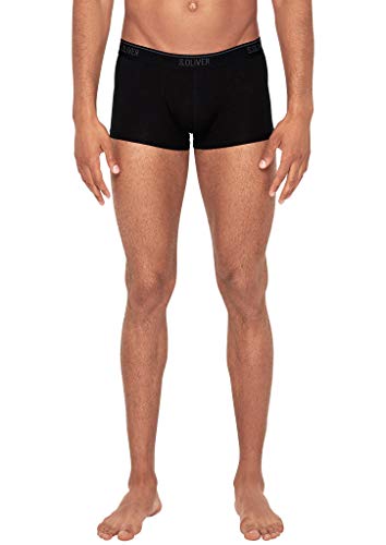 s.Oliver Herren 26.899.97.4243 Boxershorts, Schwarz (3x Black 12b2), Small (Herstellergröße: 4) von s.Oliver
