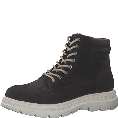 s.Oliver Herren Stiefeletten zum Schnüren aus Wildleder Winter Braun (Dark Brown), 43 von s.Oliver