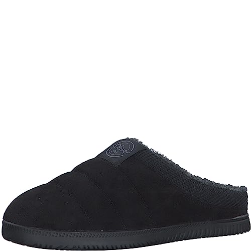 s.Oliver Herren Pantoffeln zum Reinschlüpfen Warm Schwarz (Black), 40 von s.Oliver