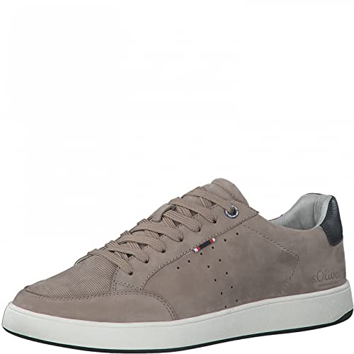 s.Oliver Herren 5-5-13612-38 Sneaker, Taupe, 44 EU von s.Oliver