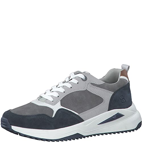 s.Oliver Herren 5-5-13631-30 Sneaker, Navy Grey, 44 EU von s.Oliver