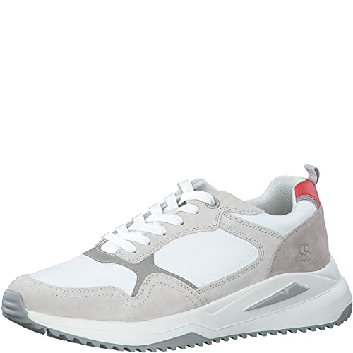 s.Oliver Herren 5-5-13631-30 Sneaker, White Grey, 41 EU von s.Oliver