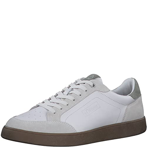 s.Oliver Herren 5-5-13633-30 Sneaker, White Khaki, 41 EU von s.Oliver