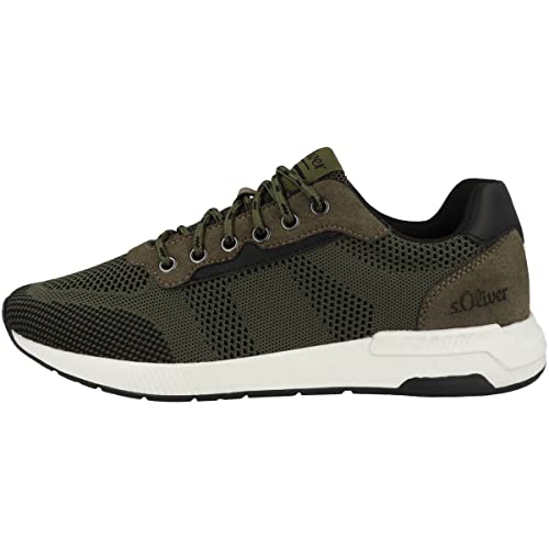 s.Oliver Herren 5-5-13663-20 Sneaker, Khaki, 42 EU von s.Oliver