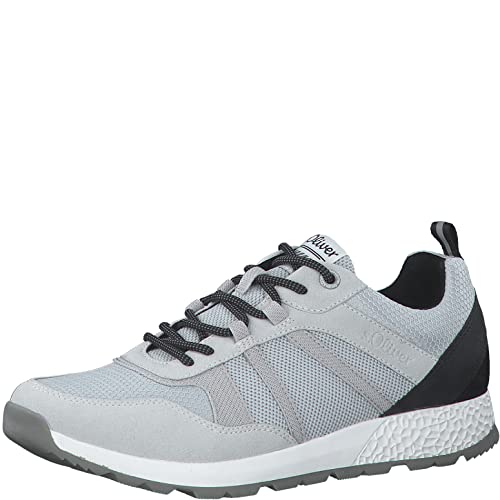 s.Oliver Herren 5-5-13666-20 Sneaker, Lt Grey Black, 40 EU von s.Oliver