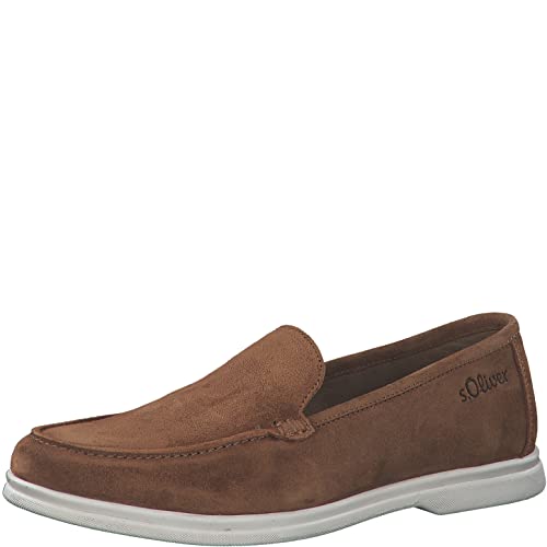 s.Oliver Herren 5-5-14606-20 Flacher Slipper, Cognac, 41 EU von s.Oliver