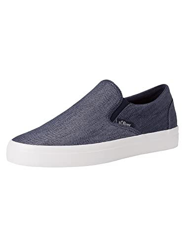 s.Oliver Herren 5-5-14607-20 Flacher Slipper, Jeans, 43 EU von s.Oliver