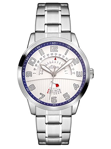 s.Oliver Herren-Armbanduhr Analog Quarz Edelstahl SO-3223-MM von s.Oliver