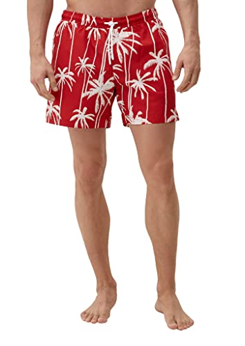 s.Oliver Herren Badeshort, Rot, M EU von s.Oliver