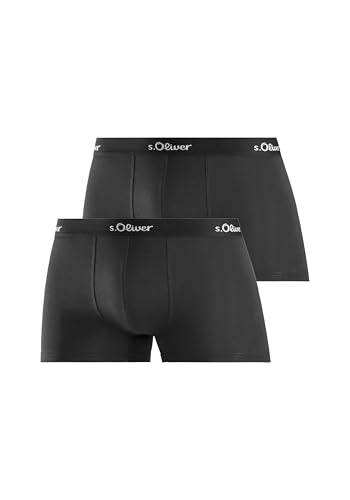 s.Oliver Herren Ph-234b_ls Boxershorts, 2X Schwarz, S EU von s.Oliver