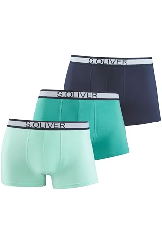 s.Oliver Herren Boxershorts im 3er Pack mit Streifenbund von s.Oliver