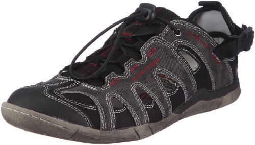 s.Oliver Herren Casual Walkingschuhe, Schwarz (Black Comb 98) von s.Oliver
