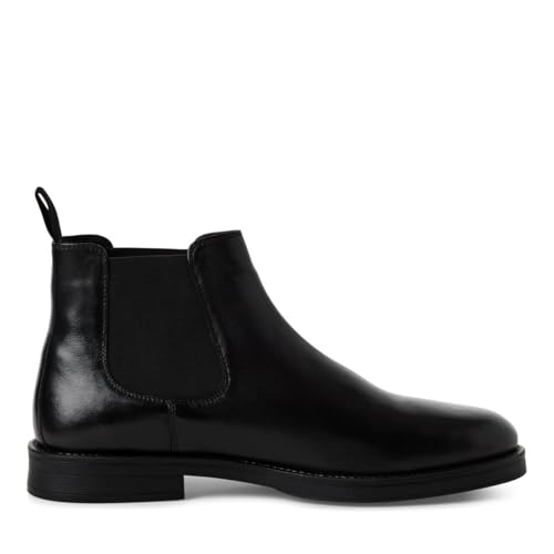 s.Oliver Herren Chelsea Boots aus Leder Elegant, Schwarz (Black), 41 EU von s.Oliver
