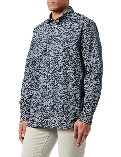 s.Oliver Herren Hemd Langarm, Slim Fit Blue XL von s.Oliver