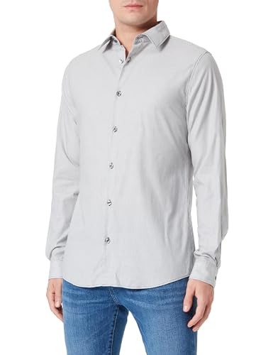 s.Oliver Herren Hemd Langarm, Slim Fit Green XL von s.Oliver