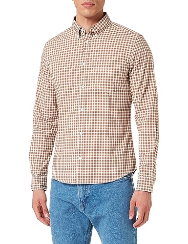 s.Oliver Herren Hemd Langarm Brown 3XL von s.Oliver