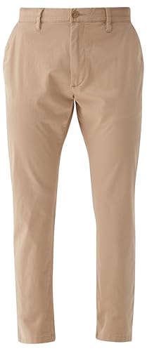 s.Oliver Herren Hose, Chino Hose Slim Fit, Beige, 36W / 36L von s.Oliver