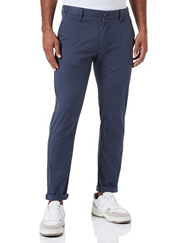 s.Oliver Herren Hose, Chino Hose Slim Fit, Blau, 28W / 34L von s.Oliver