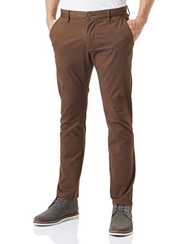 s.Oliver Herren Hose, Chino Hose Slim Fit, Mokka, 28W / 34L von s.Oliver