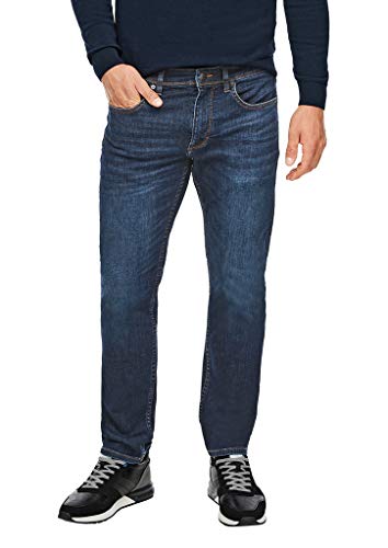 s.Oliver Herren Hose Lang Keith Slim Fit Jeans, Blau(57z4), 34W / 30L von s.Oliver