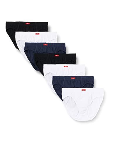 s.Oliver - Basic - Slip / Unterhose - 7er Pack (XXL Schwarz / Blau / Weiß) von s.Oliver