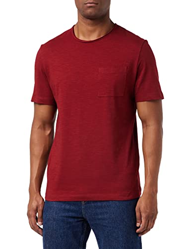 s.Oliver Men's 10.3.11.12.130.2119062 T-Shirt Kurzarm, Rot #841B2D, S von s.Oliver