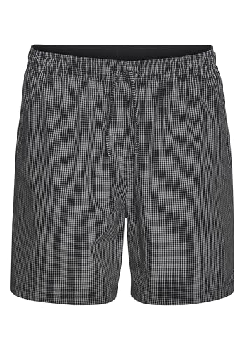 s.Oliver Herren Kurze Pyjama Webhose in schwarz kariert von s.Oliver