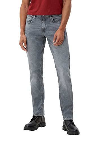 s.Oliver Herren Lang, Jeans Hose lang Regular Fit, Grey/Black, 29W / 36L EU von s.Oliver