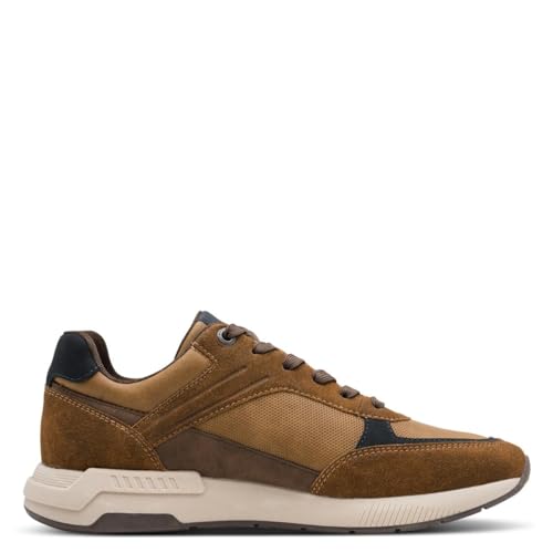 s.Oliver Herren Sneaker flach mit Schnürsenkeln Vegan, Braun (Cognac Comb.), 41 EU s.Oliver Herren Sneaker flach mit Schnürsenkeln Vegan, Braun (Cognac Comb.), 41 EU von s.Oliver