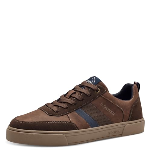 s.Oliver Herren Low 5-13633-43 Sneaker, Cognac, 45 EU von s.Oliver