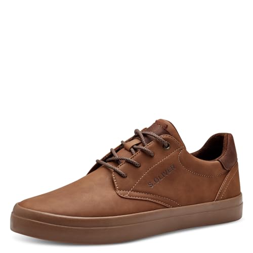 s.Oliver Herren Low 5-13651-43 Sneaker, Cognac, 43 EU von s.Oliver